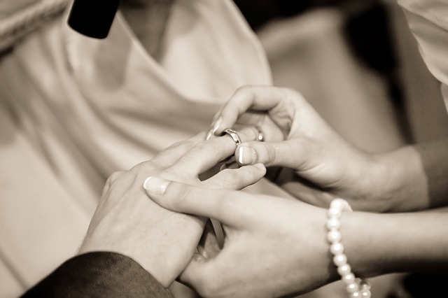 Wedding Ceremony - Exchanging Rings